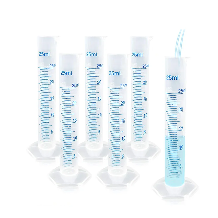 WEIAI 150ml 250ml Plastic Measuring Graduated Cylinder 1000ml For Lab