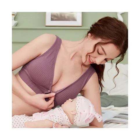 Бюстгальтер для грудного вскармливания для беременных женщин с пуговицами спереди бюстгальтеры большого размера бюстгальтеры для кормящих грудью с защитой от провисания регулируемые Бесшовные бюстгальтеры для женщин