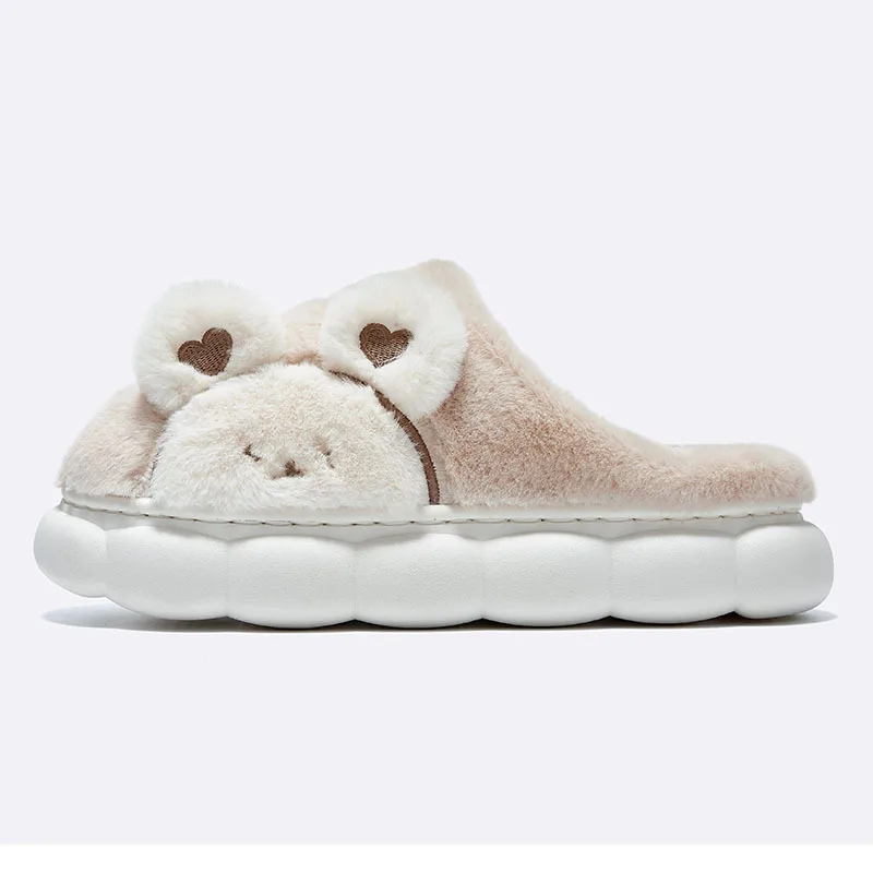 wholesale Man Women Cotton Slippers Home 2023 female Autumn and Winter Home Slipper Plush Slippers