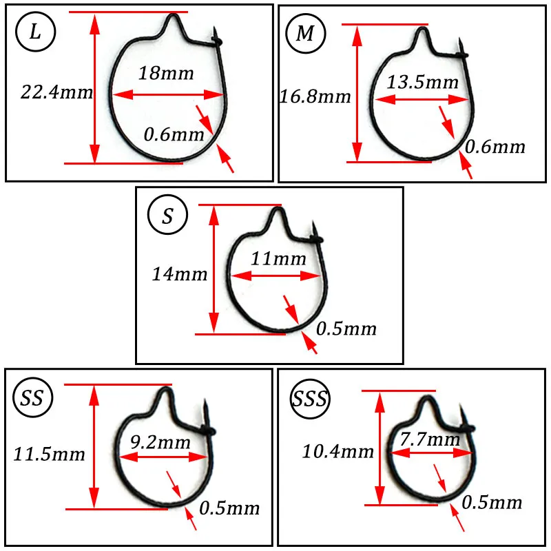 Carp Fishing Hook Bait Sting Boilie Pin Spike Live Bait Lure Hooks Worm Hook Maggot Clip for Hair Rig Ronnie Rig Carp Rig