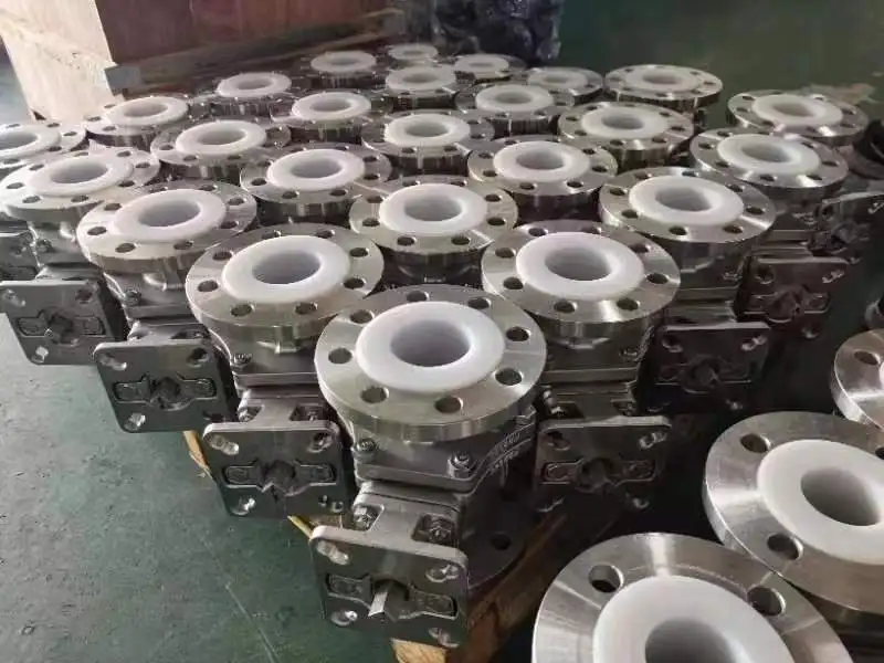Factory Direct Sells Stainless Steel DN50 2 Inch  Flange Pneumatic Ball Valve