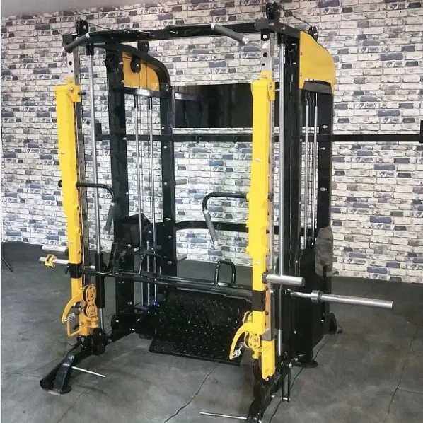 Gym Home Fitness Equipment Cable Crossover  Power Rack Multi Function Smith Machine Functional Trainer Station