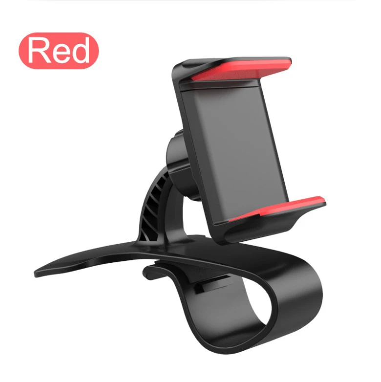 Universal Car Phone Clip Holder Firmly Grip Never Slip Ultra Stable Dashboard Cell Phone Mount for Car Dash Fit for All iPhone