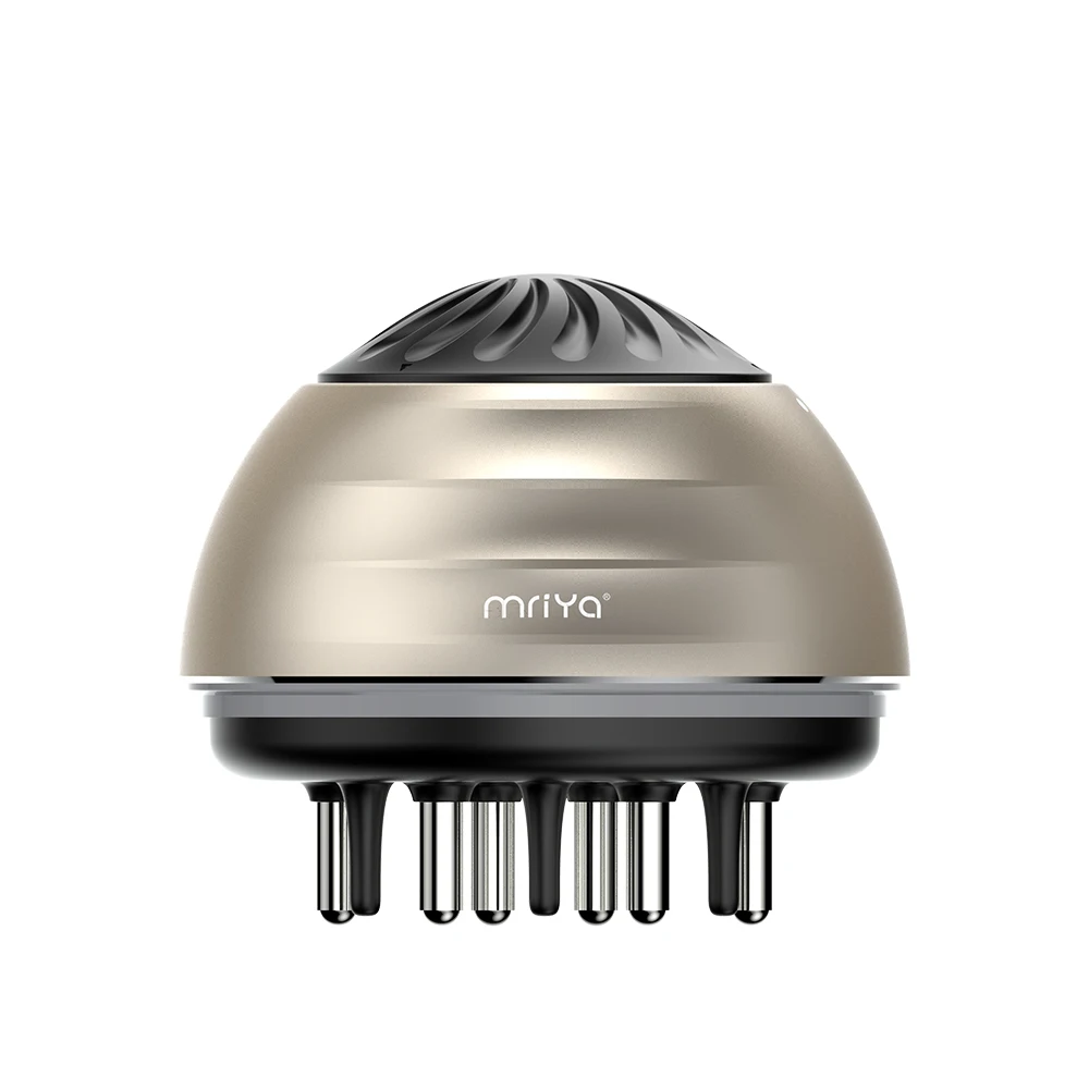 
Mini Hair Brush Comb with Rolling Ball Teeth for Scalp Liquid Application 