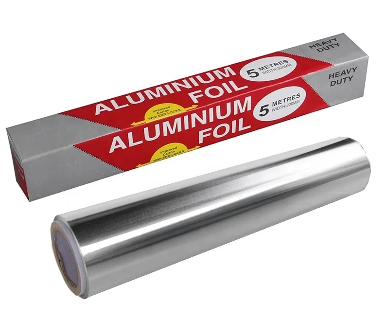 11 micron aluminum foil 40m disposable food pack aluminium kitchen foil tin paper rolls