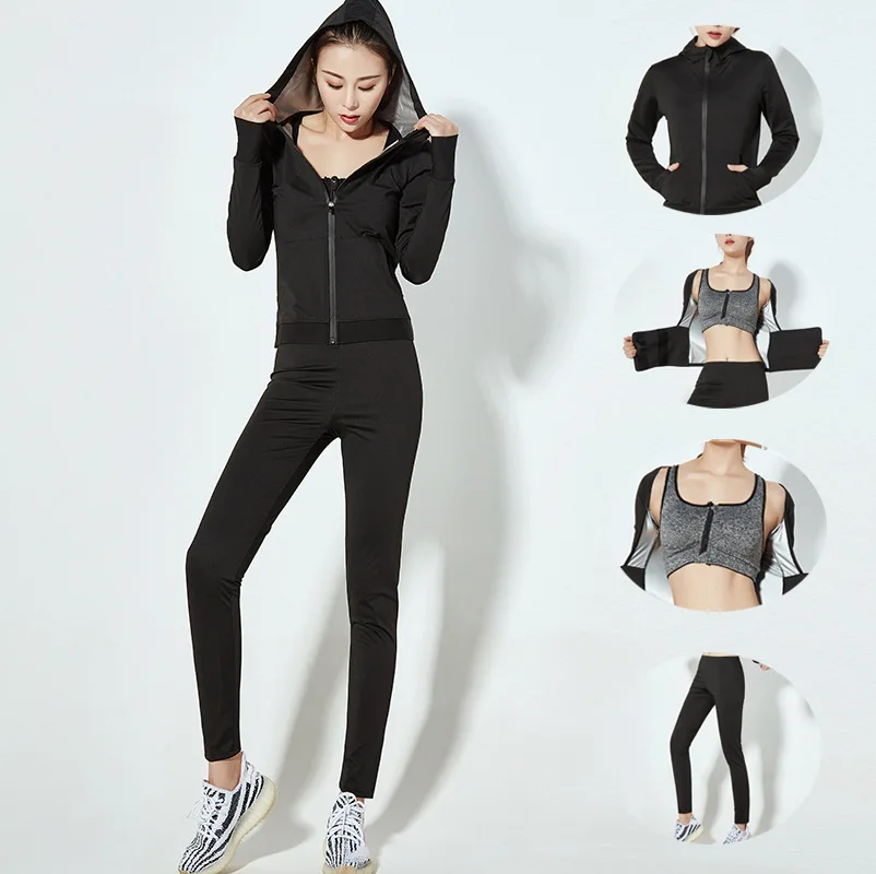 2022 new sauna shapewear sauna sweat pants women sauna suit jacket