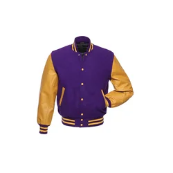 utility 2023 Wholesale Men Custom Cotton Fleece Baseball Jacket Letterman Blank Hooded Jacket