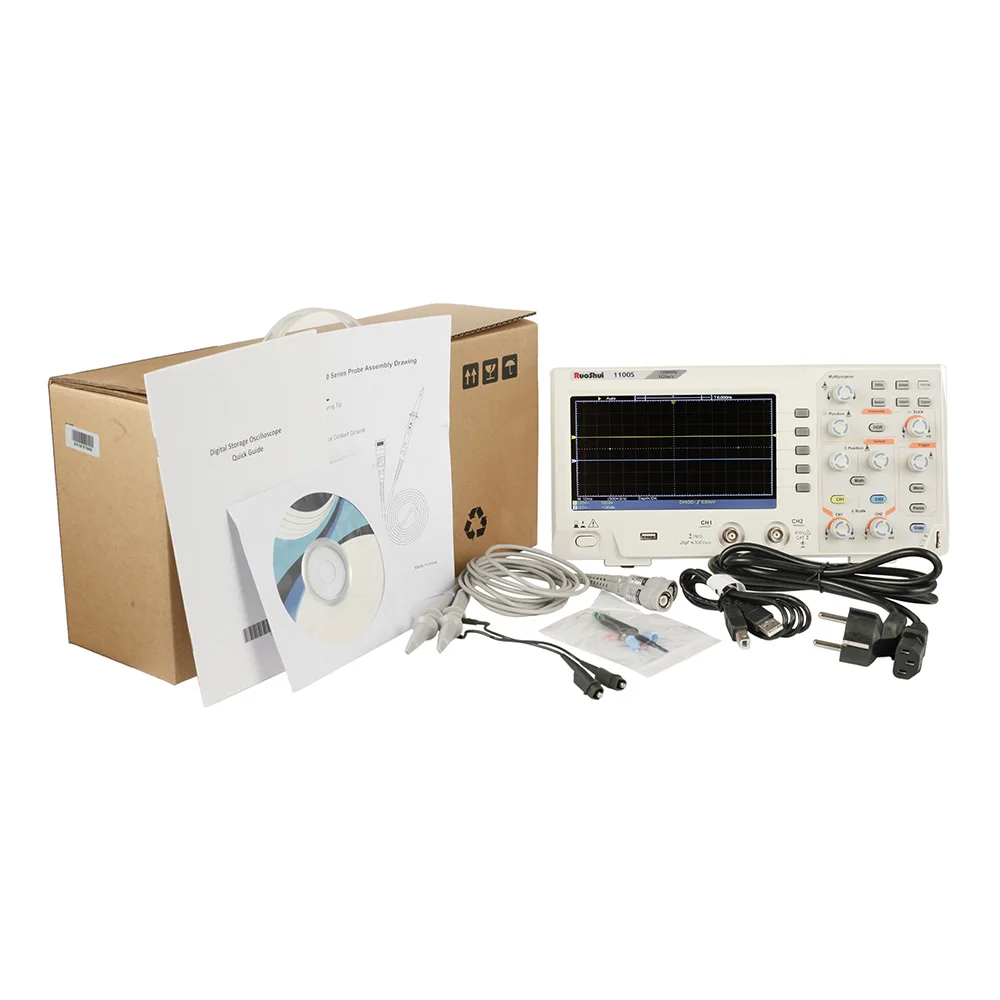 1050S RuoShui 50MHz 2  Channels Benchtop Digital Storage Oscilloscope