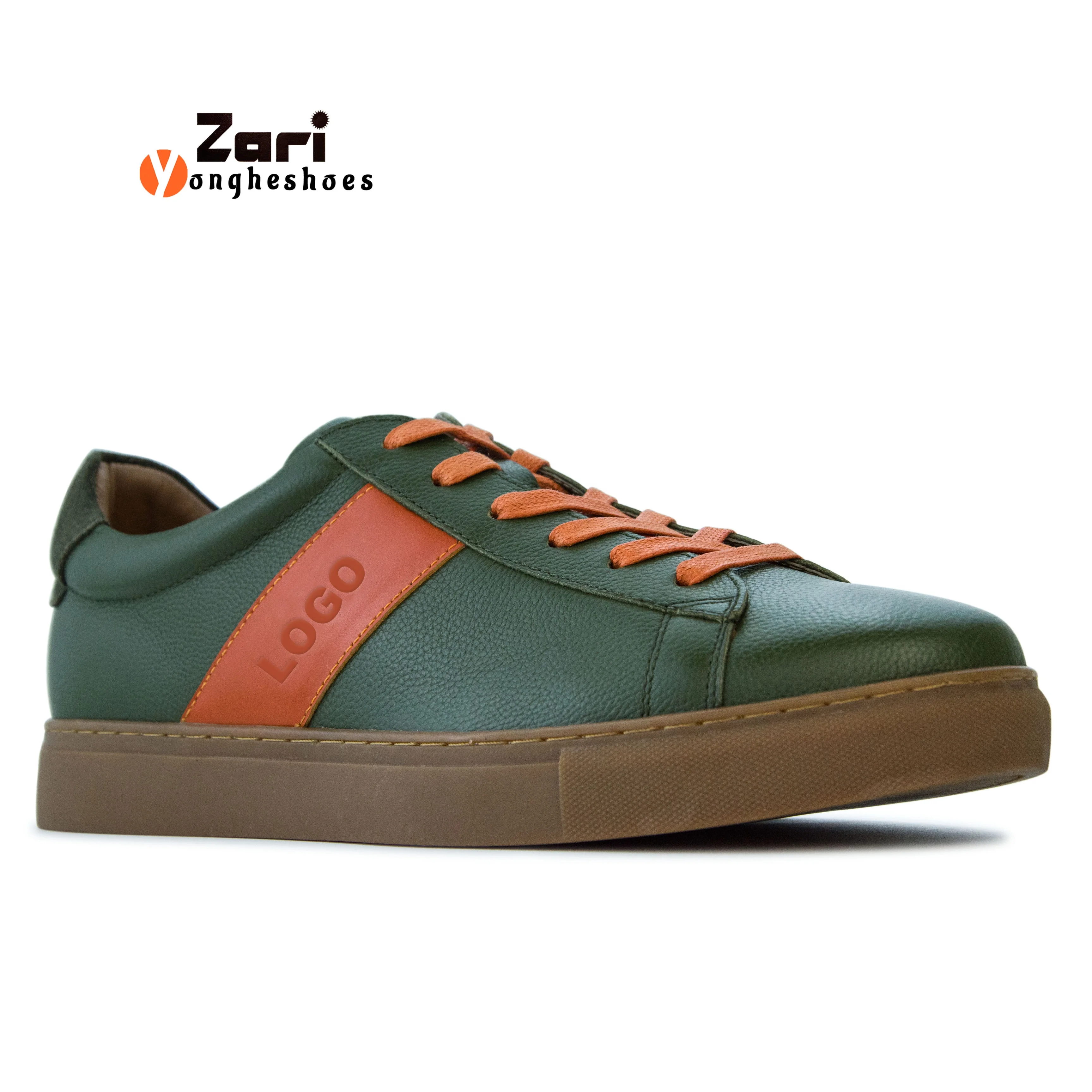 Zari Men White Shoes Sneakers Custom Brand Fashi on Air Sport for Men Casual Shoes Friendly GENUINE Leather Rubber Pig Skin