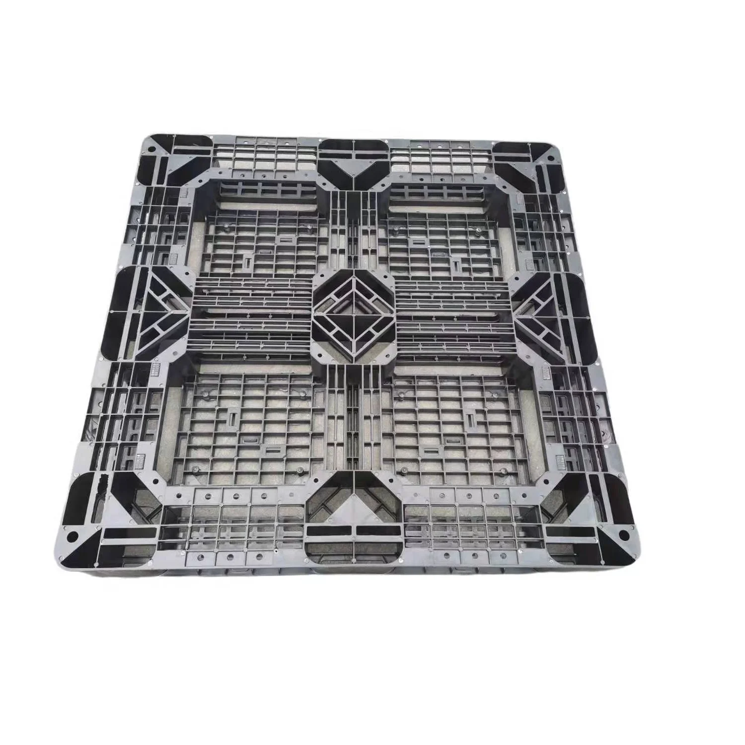 black cheap recycled disposable plastic pallet for export use