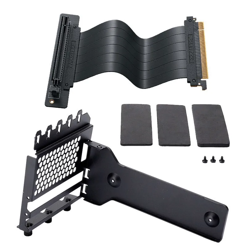 PHANTEKS PH-VGPUKT_02Computer graphics card vertical adapter extension cable vertical plug adapter cable kit