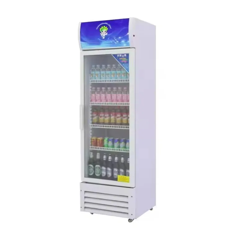 global door delivery 3-year warranty Display fridge refrigerator freezer Upright Display Commercial Beverage Cooler Refrigerator