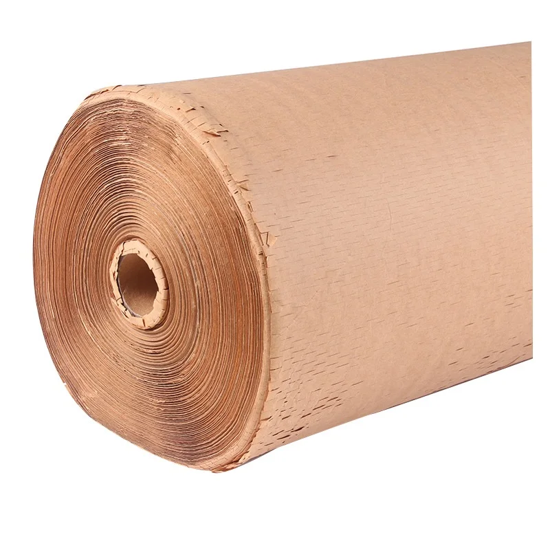 Сотовая бумага рулон Белая вторичная эко сотовая крафт-бумага амортизирующая обертка