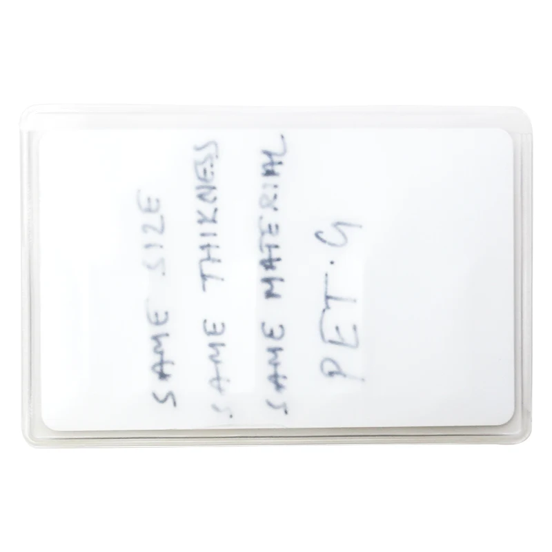 Custom PVC SIM Card Holder Sleeve Plastic Micro SIM Card Case Holder with Needle SIM Card Pouch