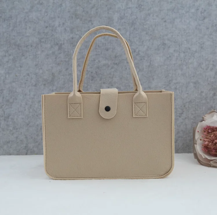 Office Felt Bags Large Shopping Bag Felt Tote Party Recycled Felt Tote Bag