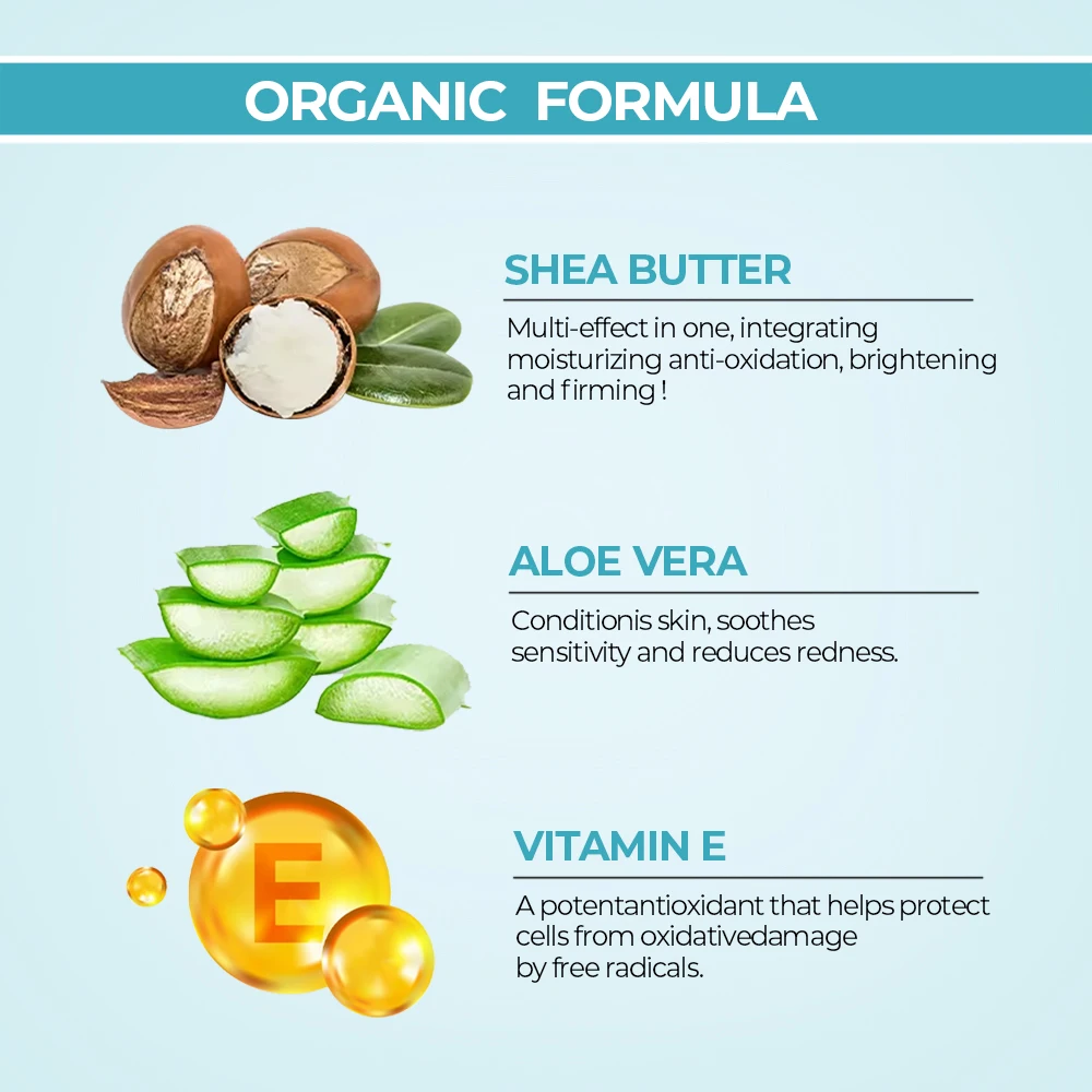 Organic 5 In 1 Face Cream Cosmetics Beauty Skin Care Anti Aging Acne Whitening Brightening Face Cream Private Label Skincare