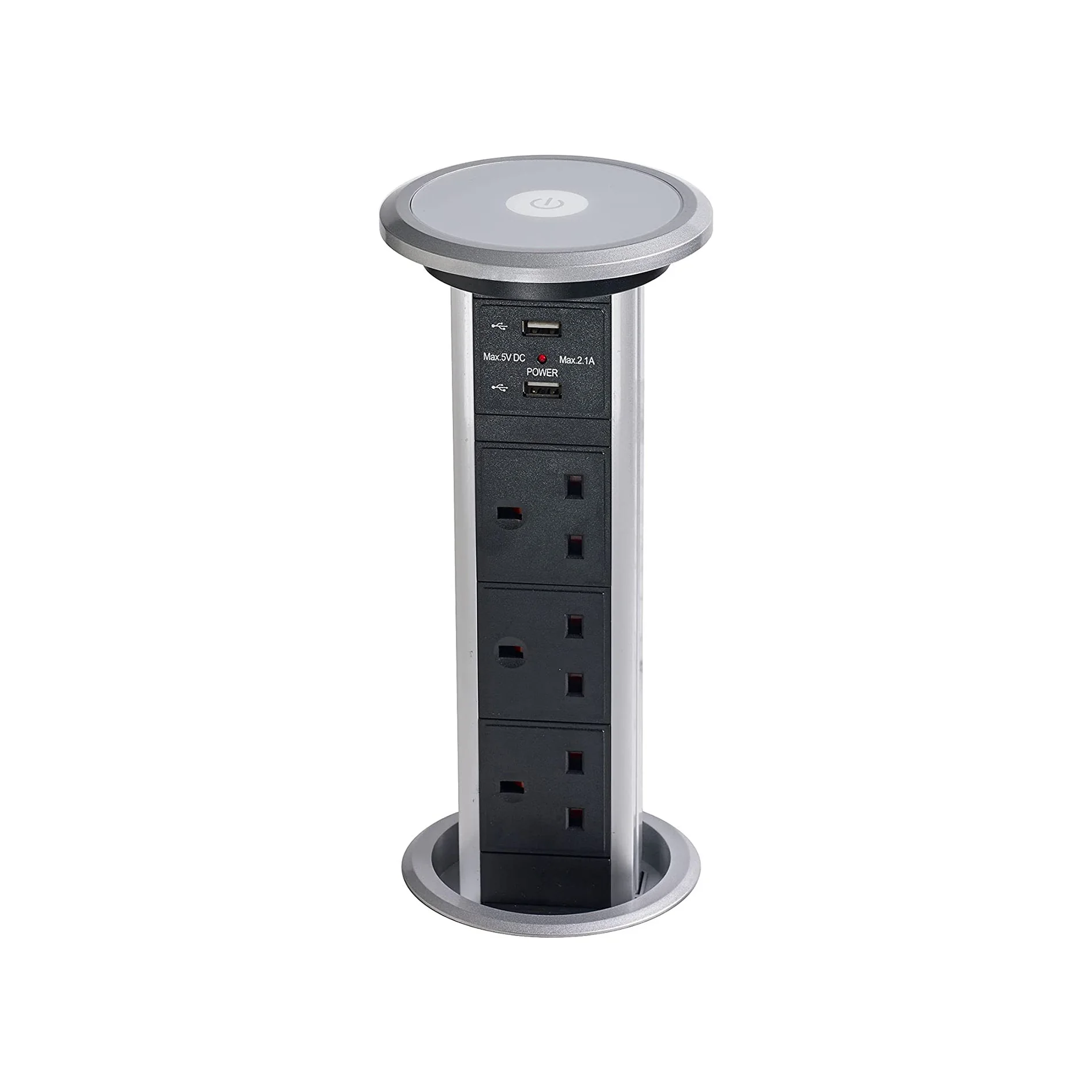 Conference Kitchen Garage Workbench Pop Up Wireless Charger Socket Desk Hidden Plug
