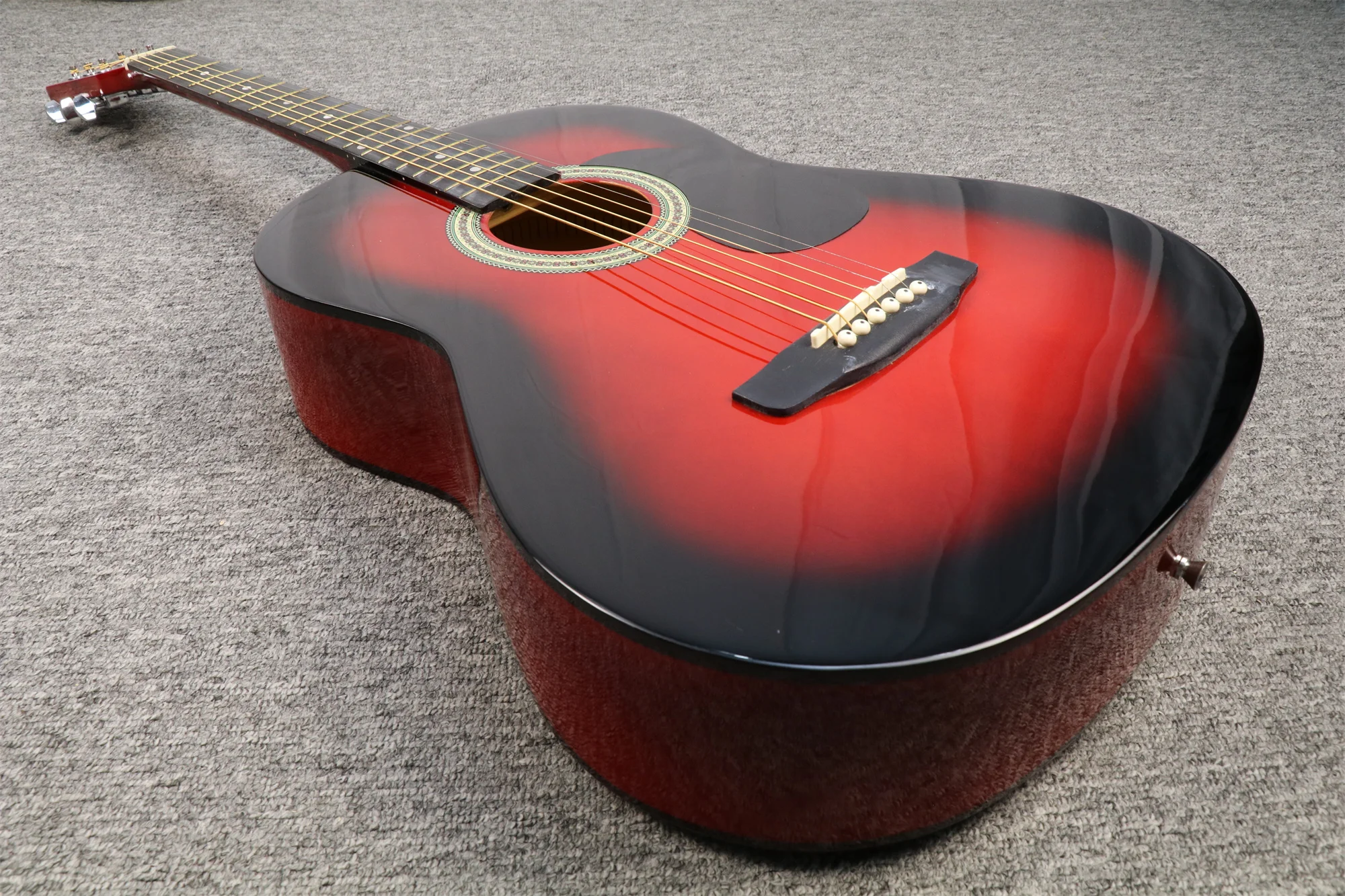 New Design Affordable Price 6 Strings Music Instrument 39 Inch Acoustic Guitar For Learning and Playing Music