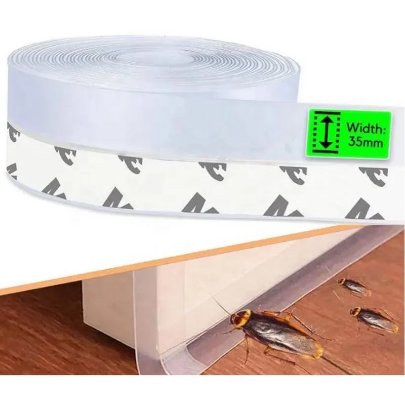 Self Adhesive Door Windshield Sealing Tape Window Door Bottom Edge Seal Strip Door and Window Seals Draught Away