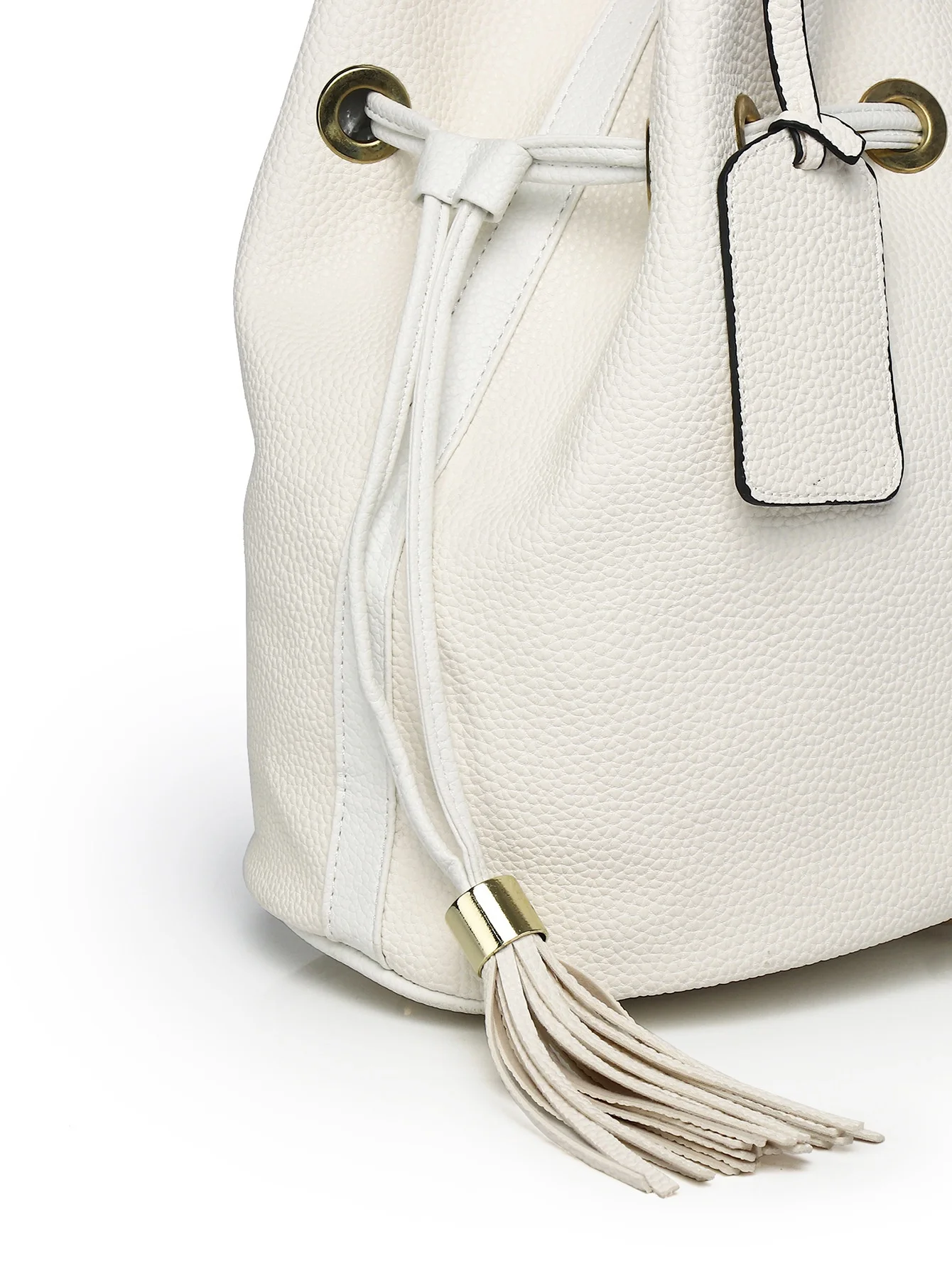 2022 Fashion Women Customize Logo Wholesales Handbags Tassel Bucket Bags Set Leather Bags