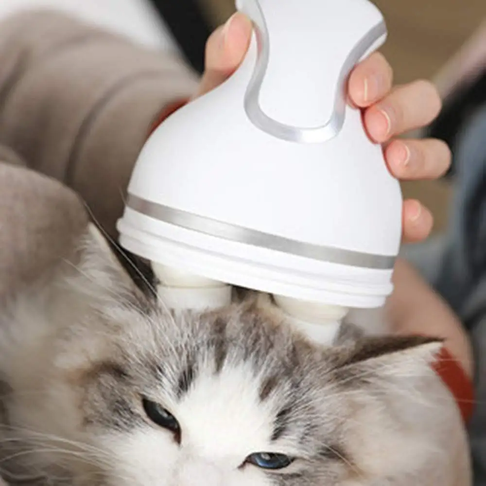 Портативный само мини массажное силиконовый осьминог коготь Электрический вибрирующий голова волос массажер для головы роста