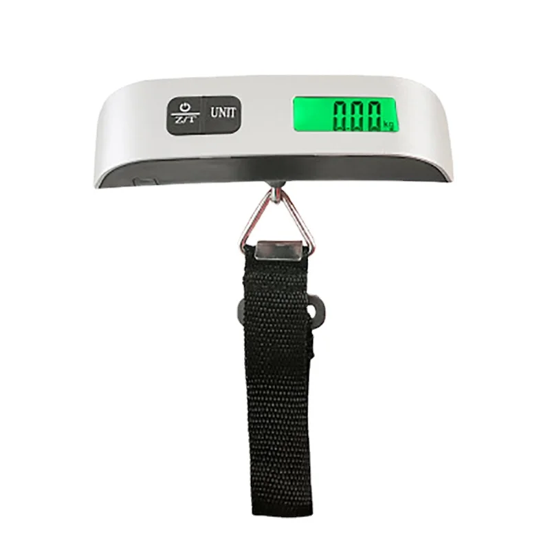 OEM Portable Electronic Digital Fish Hook Hanging Scale with Backlit LCD Screen, 110lb/50kg Capacity Gift Box Digital Display