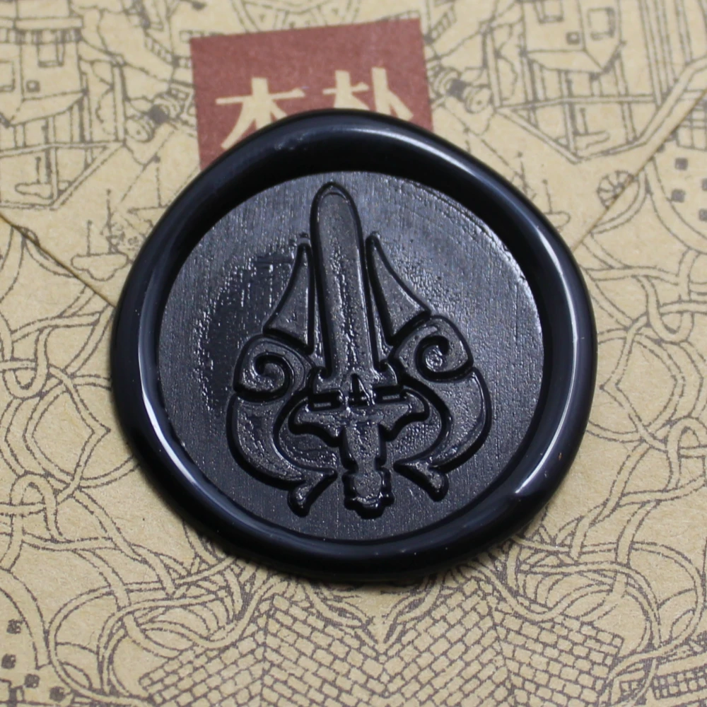 Decoration Use And Customized By Customer Size Wax Seal Stickers