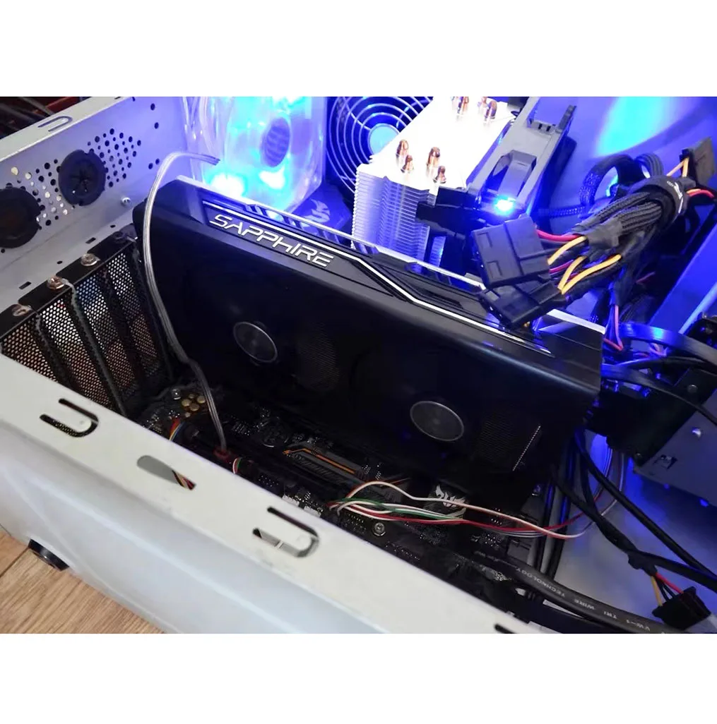 Бывшая в употреблении видеокарта nitro + pulse rx580