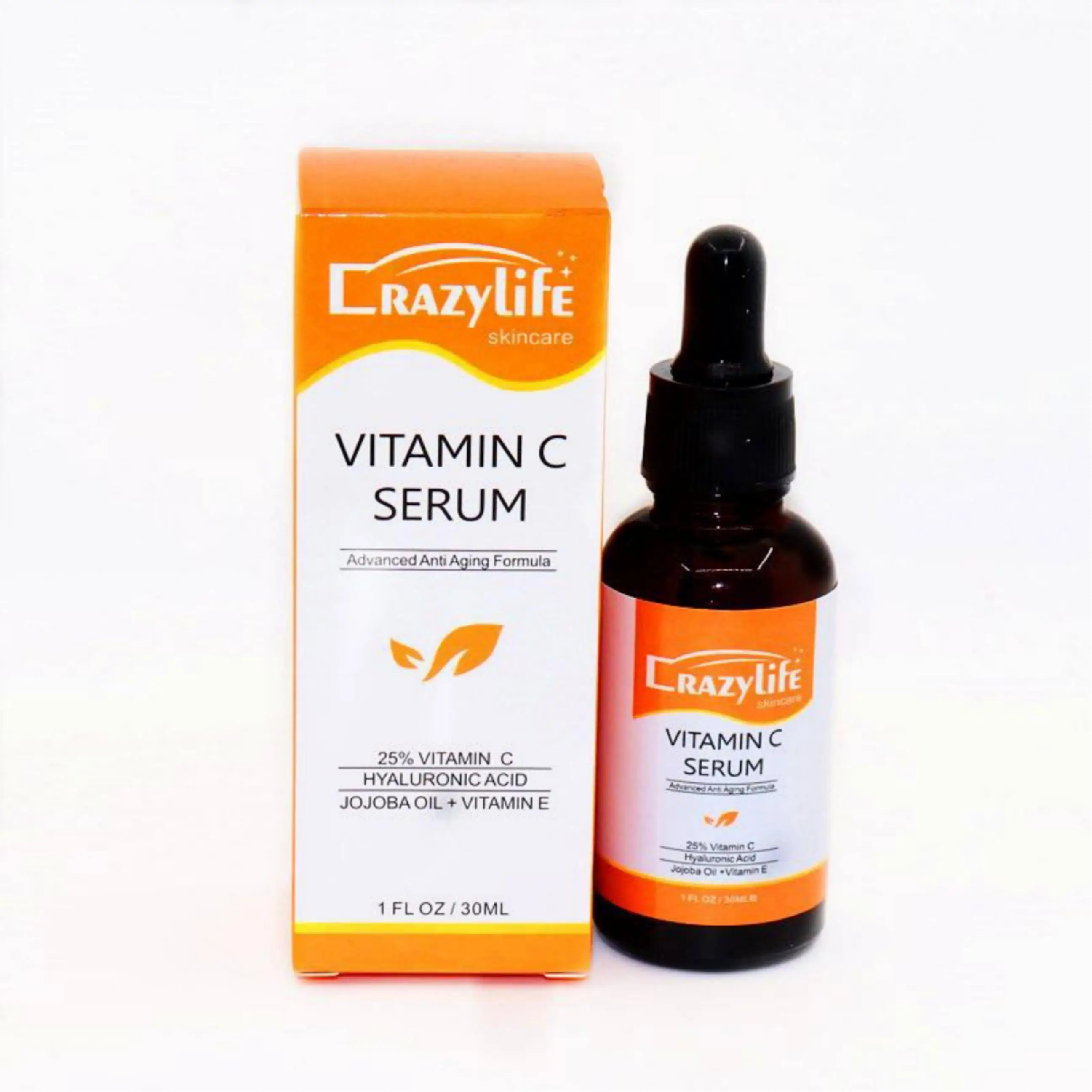 Crazylife VC hydrates to repair and improve Anti Aging Vitamin C facial essence Brightening Whitening Essence