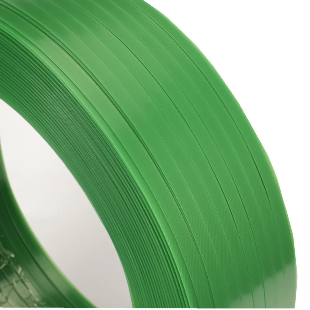Green embossed pallet packing strapping plastic strap belt for packaging