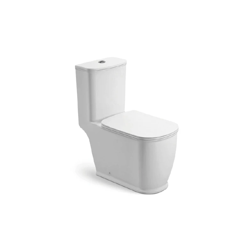 The best-selling in eastern europe new high-end rimless washdown One-piece toilet