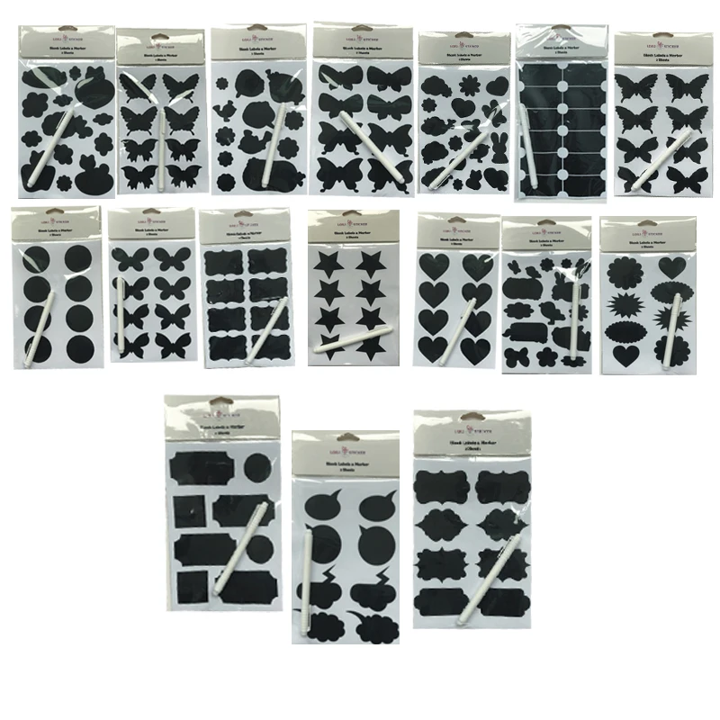 Hot Selling Chalkboard Labels Kids Blackboard Sticker Chalk Board Craft Stickers With Marker Pen