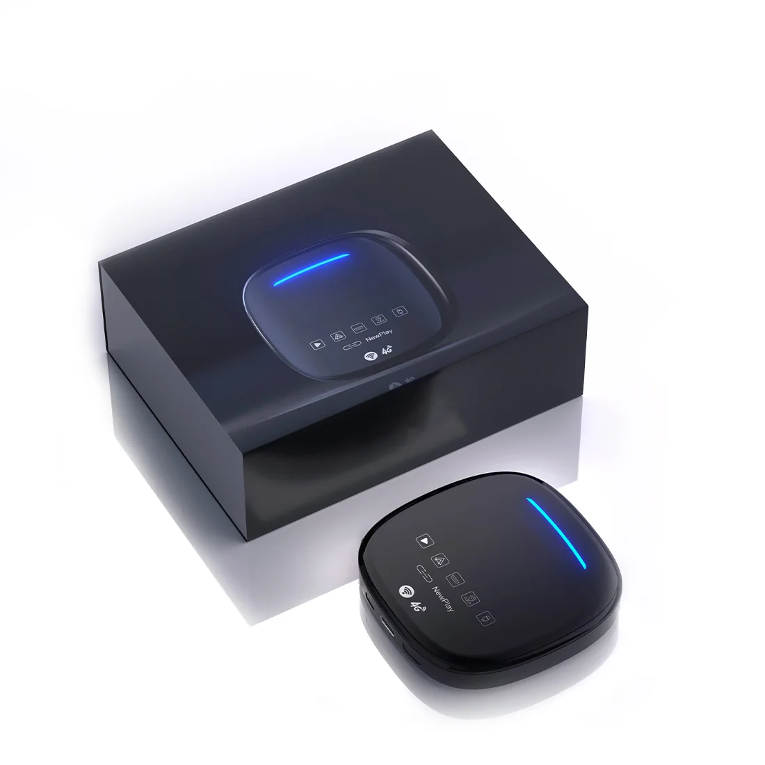 Xlintek Android 10 Carplay Ai Box For Universal Mini Android Gps Carplay Box Wireless Carplay Dongle With Google Store