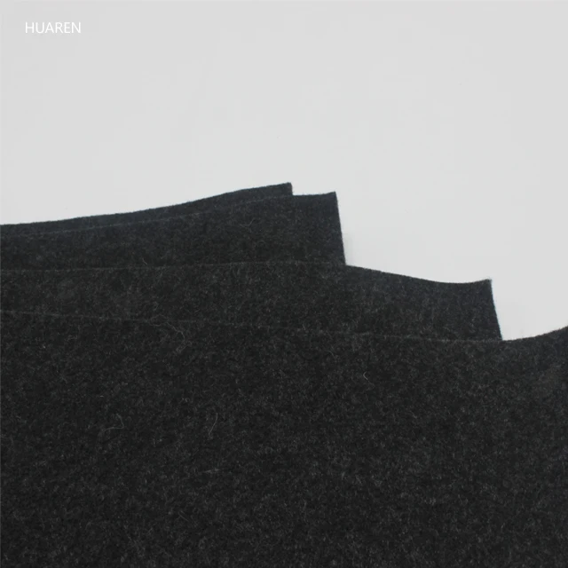 industrial Flame retardant felt roll white black color factory