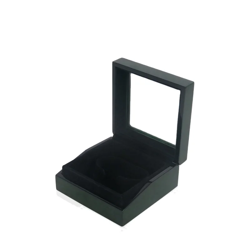 2021 wood sublimation blank watch storage box with glass lid