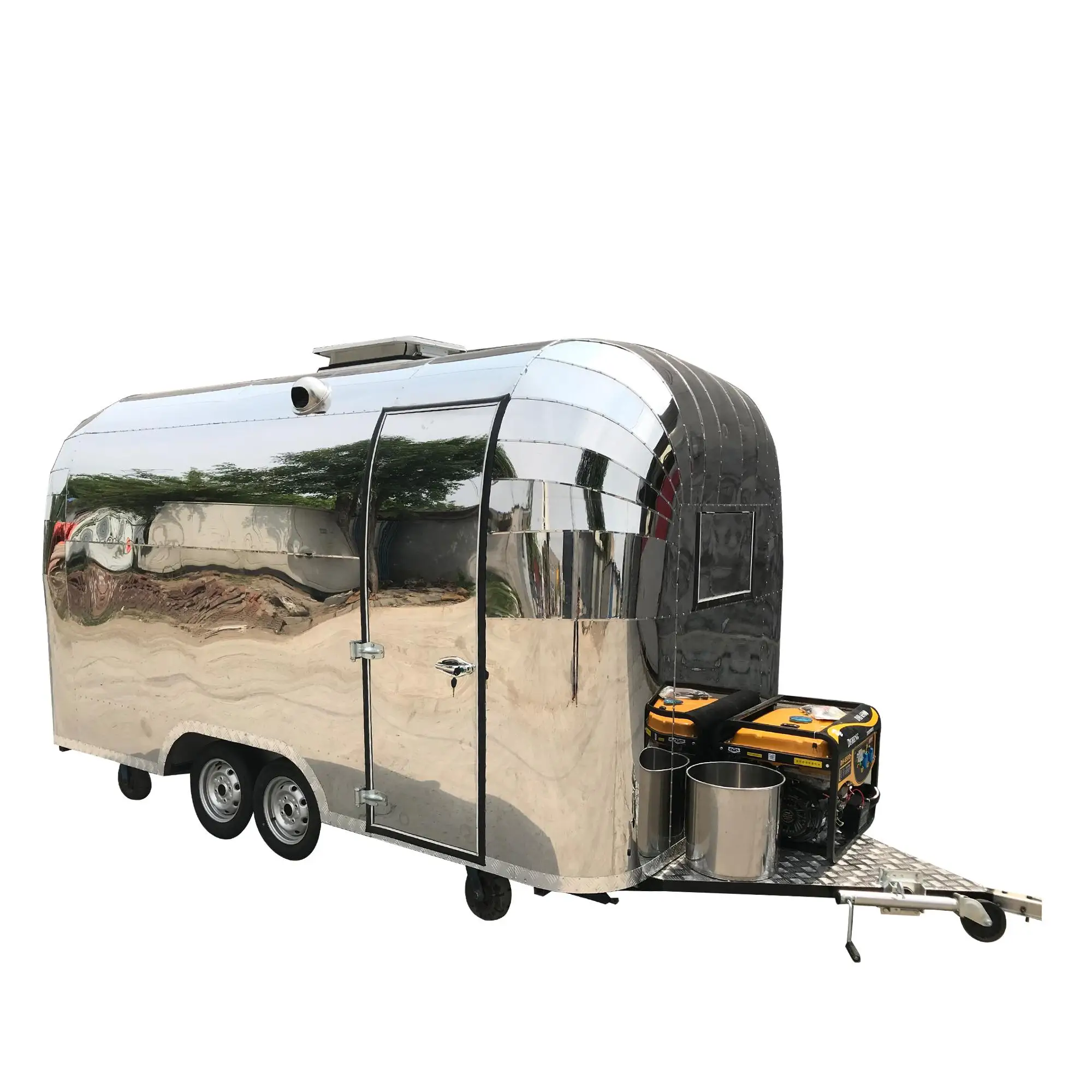 new design food trucks mobile food trailer caravan travel trailer for  sale USA
