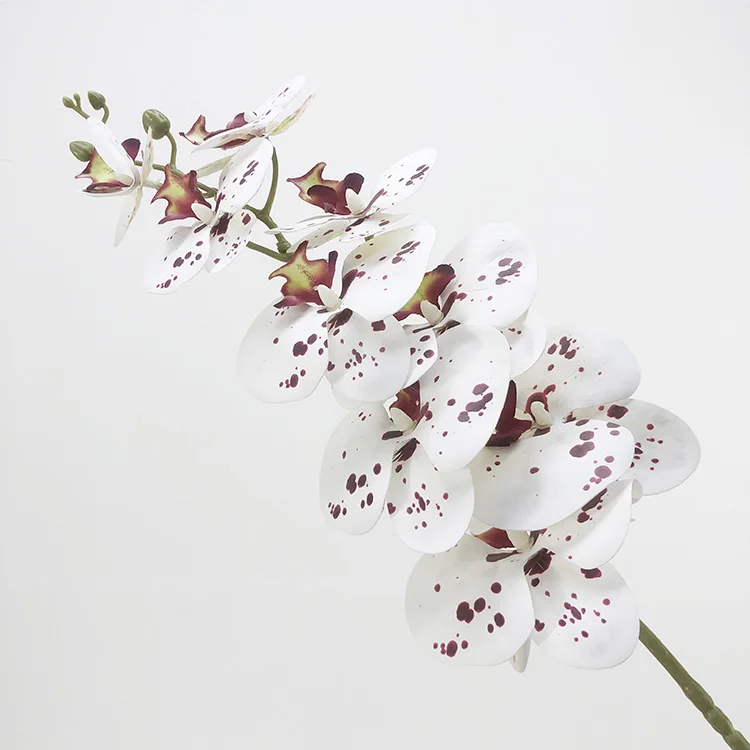 K-0331 Manufacturers Hot Selling 9 heads  feel moisturizing Phalaenopsis simulation orchid Artificial Butterfly Orchid