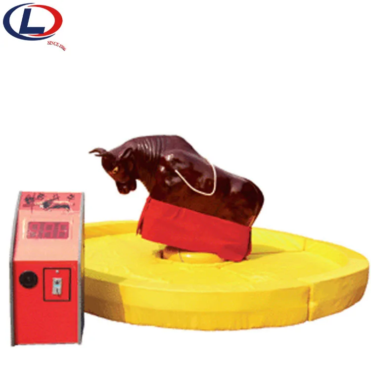 Free Optional Color Inflatable Amusement Game Mechanical Rodeo Bull Price for Sale