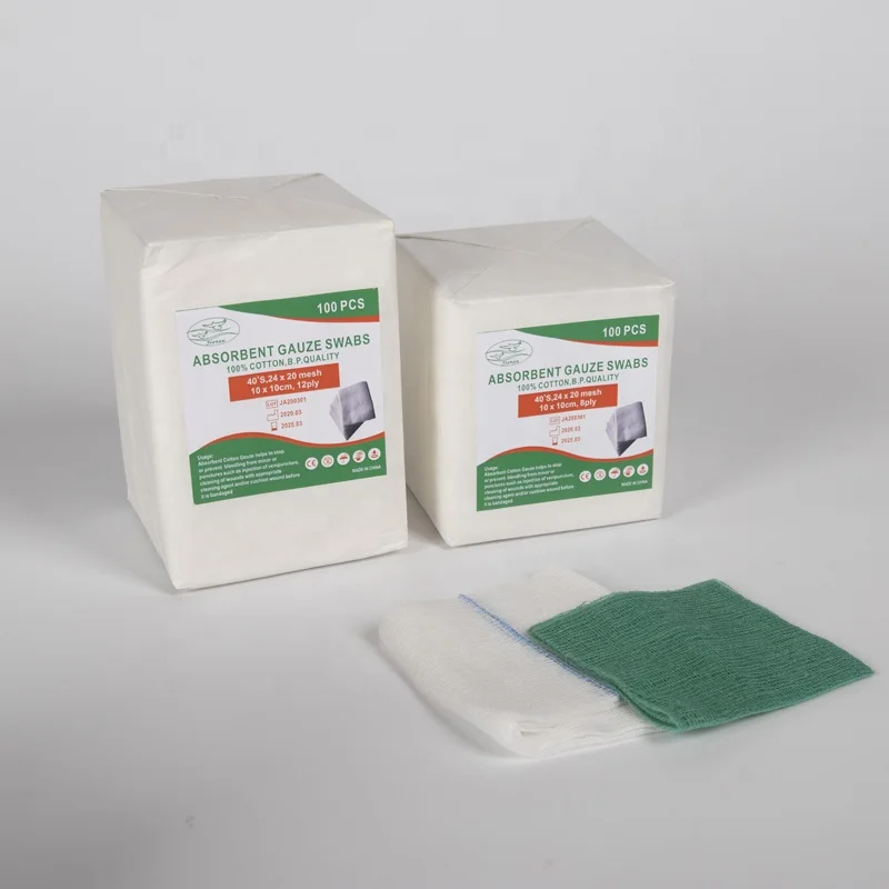 Non sterile Gauze swab compresse