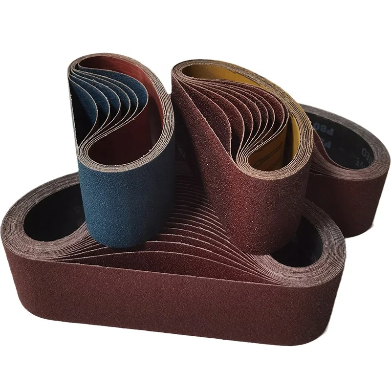 Sand cloth factory 75 * 533mm floor sanding belt Zirconia sand cloth belt for polishing stainless steel