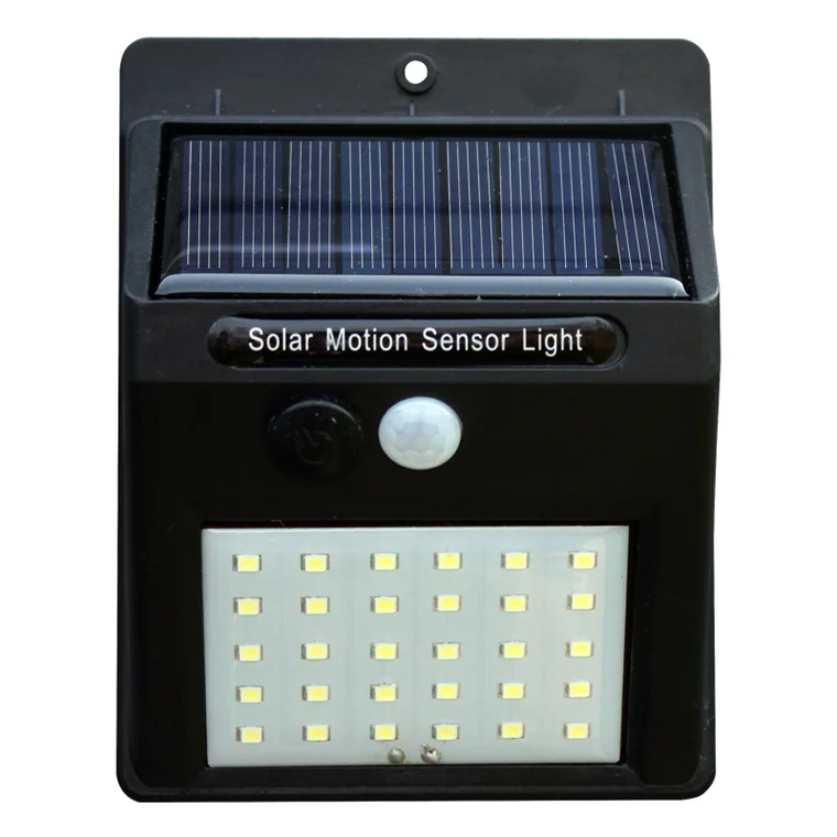 Wireless 5W IP65 Waterproof Solar Powered Motion Sensor  Garden Lights Detector Lamps Solar Power Led Wall Light
