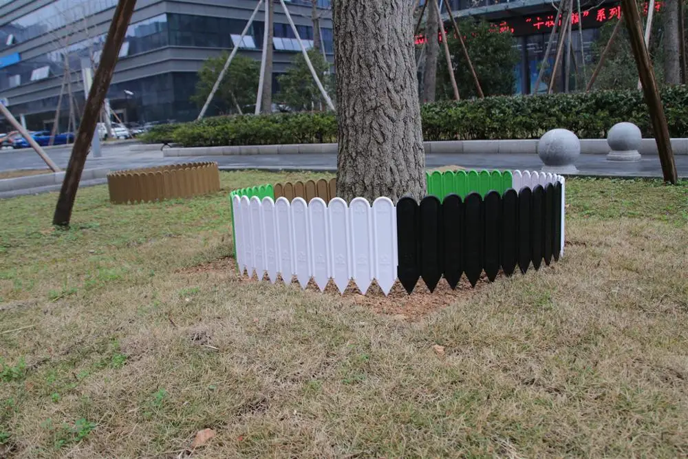 Plastic Fence Decoration Plastic Garden Fence Miniature Indoor Garden Border Grass