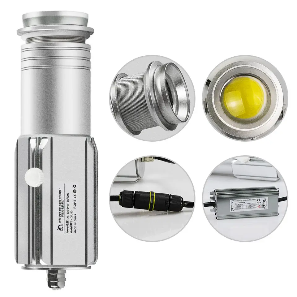 LED Gobo Logo Image Projector Outdoor Projector Light for Advertising