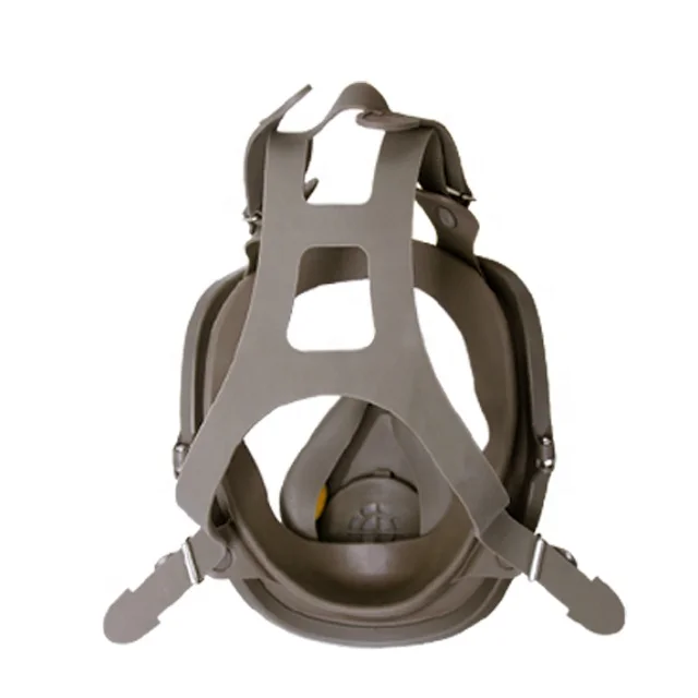 Rubber Full face air breathing apparatus gas mask filter  for fireman