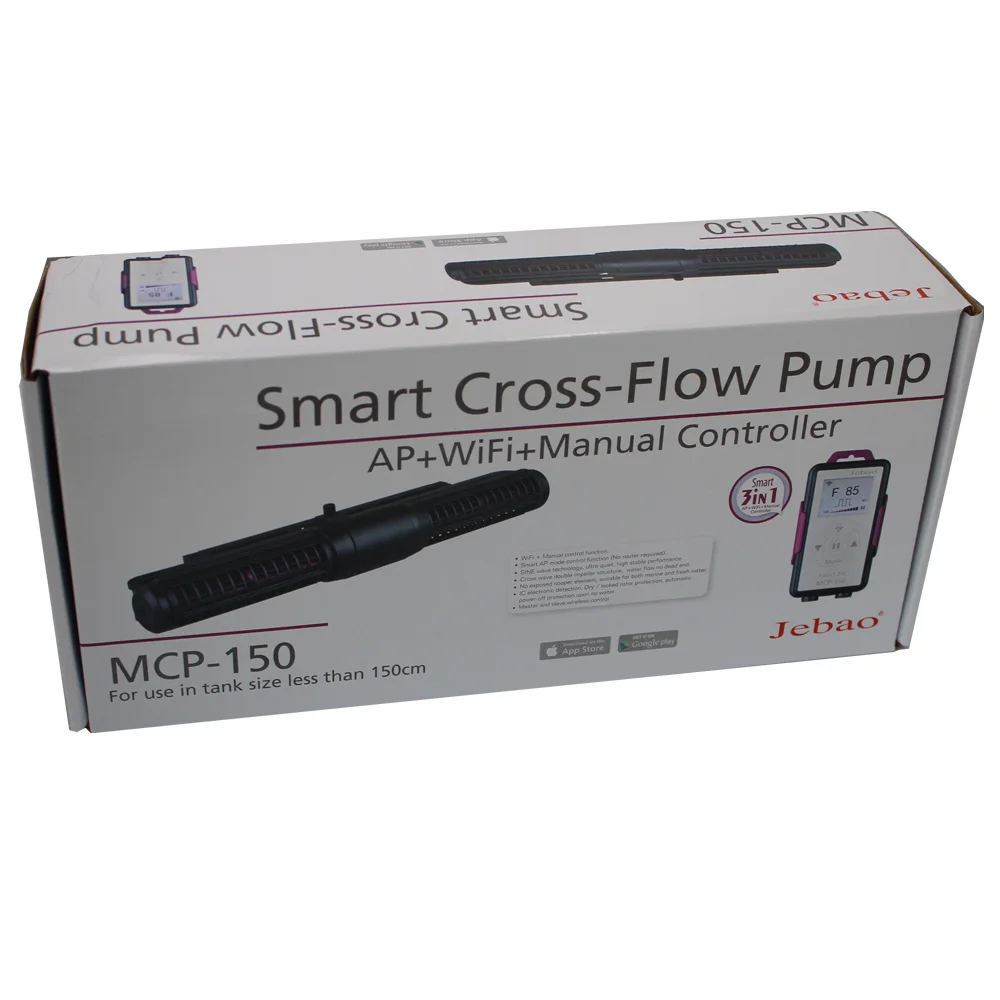 Wholesale Jebao MCP 70  90 120 150 180 Series Silent Aquarium Wave Make Smart Cross Flow PumP With WIFI Control Jebao Mcp 180