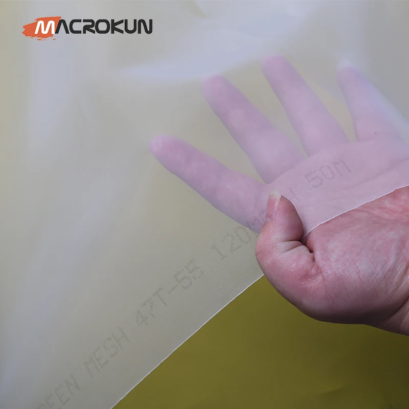 165 cm Width  High tension DPP polyester silk screen printing mesh bolting cloth fabric