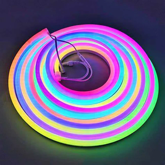 Custom decoration plastic flex strip light neon tubes for sale