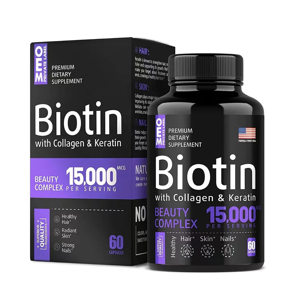 Bear Pure 1000 Mcg Vitamin B Plus Collagen Supplement Biotin Capsules Natural Gummy Vitamins Wholesale Vitamins Newborn OEM/ODM