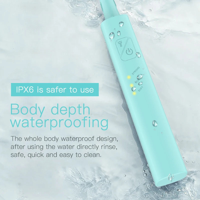 
Household Use Silicone Ultrasonic Calculus Dissolving Tooth Whitening Cleaner Electric Teeth dental cleaning toothbrush 