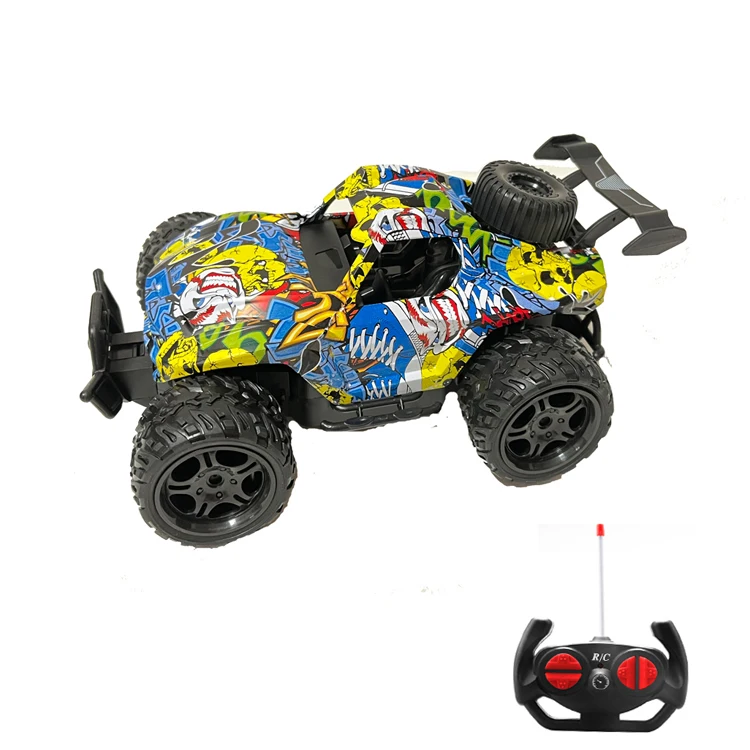 Hobby Plastic Toys 1/16 Scale Radio Control Off-road Vehicle Light 4WD RC Car